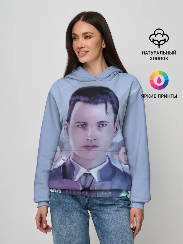 Женское худи с принтом «CyberLife»