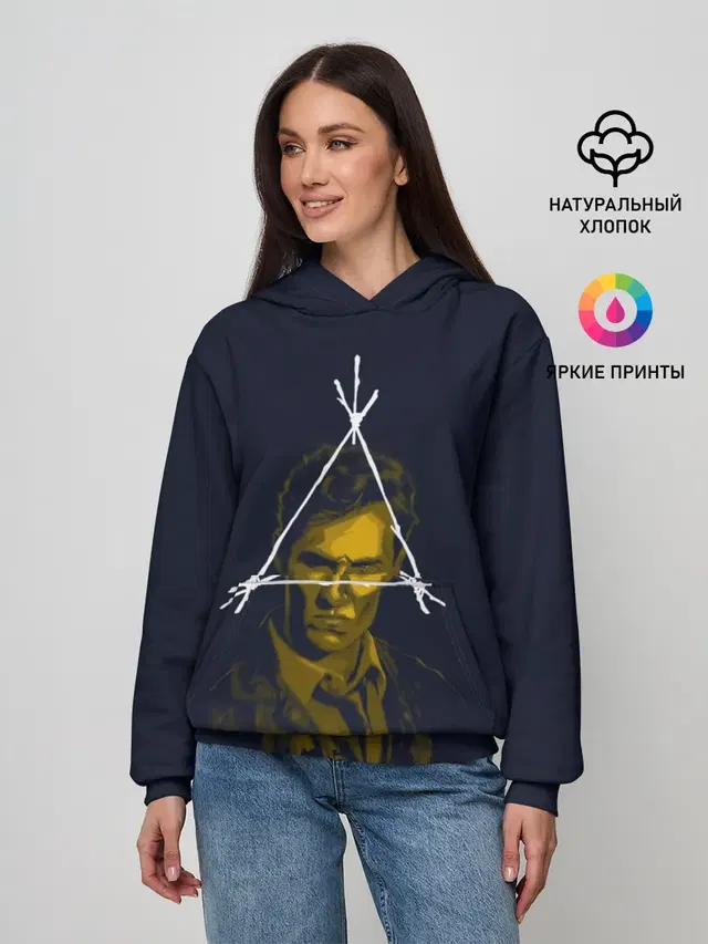 Женское худи с принтом «True Detective»