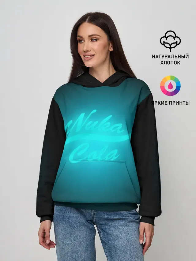 Женское худи с принтом «Quantum Jones Soda»