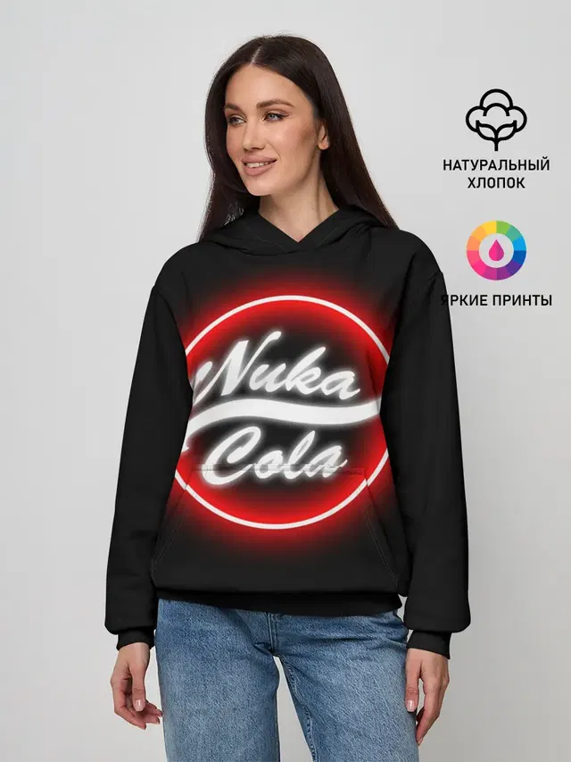 Женское худи с принтом «Nuka-Cola»