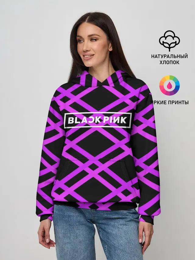 Женское худи с принтом «BlackPink»