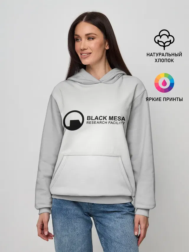 Женское худи с принтом «Half-Life — Black Mesa»