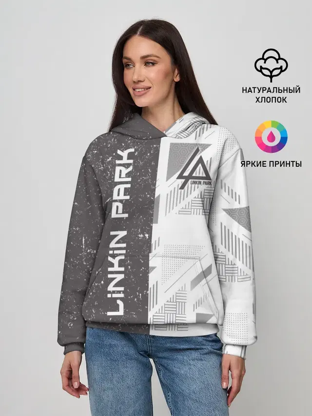 Женское худи с принтом «Linkin Park»