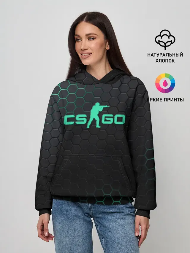 Женское худи с принтом «Counter-Strike»