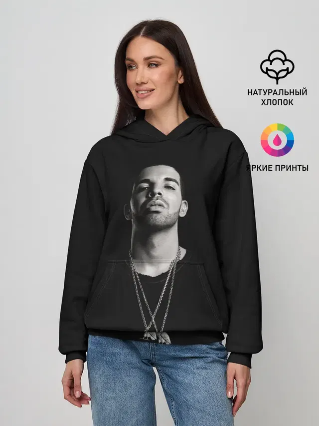 Женское худи с принтом «Drake»