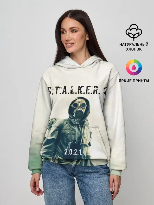 Женское худи с принтом «Stalker — STALKER 2»