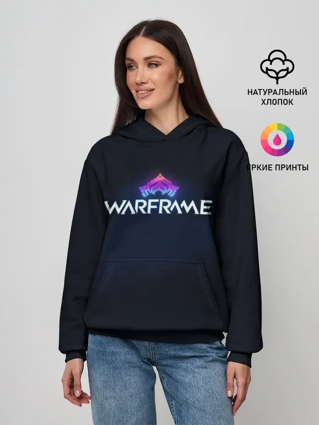 Женское худи с принтом «Warframe»