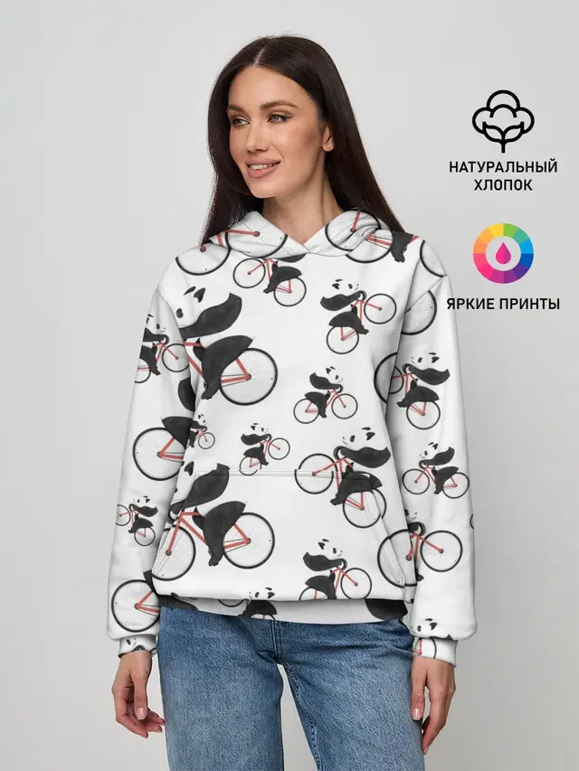 Панды На Велосипеде