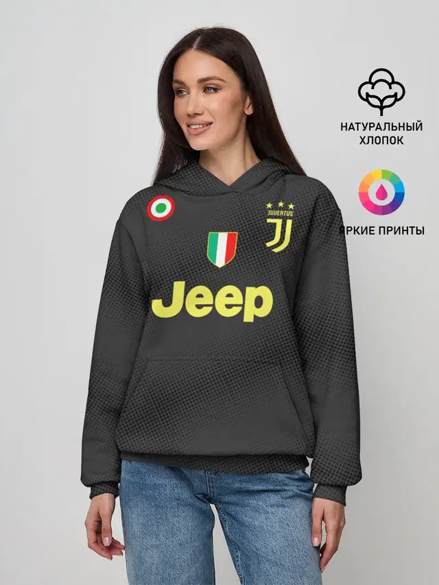 Женское худи с принтом «Ювентус — Dybala 18-19 alternative»