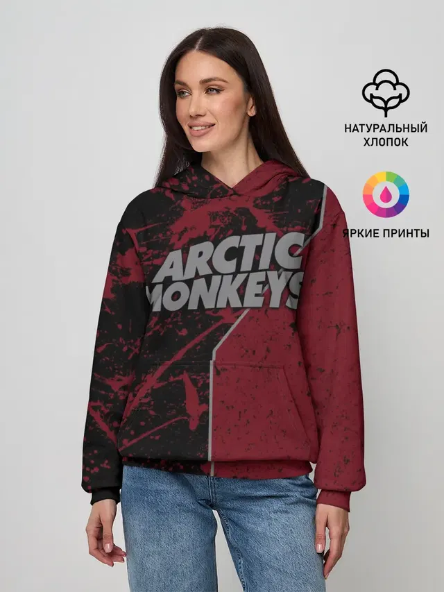 Женское худи с принтом «Arctic Monkeys»