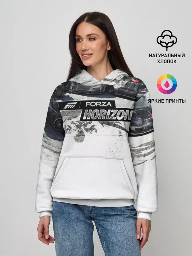 Женское худи с принтом «Forza Horizon»