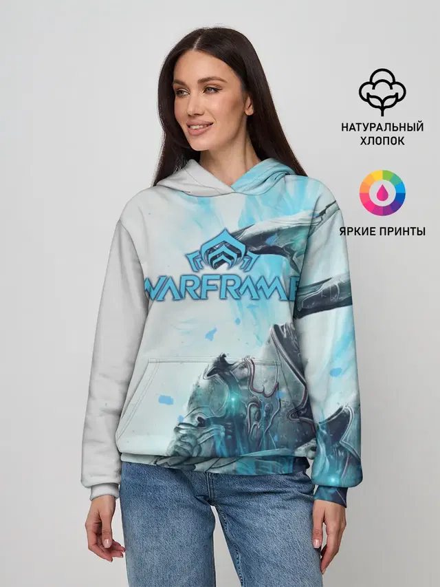 Женское худи с принтом «Warframe»