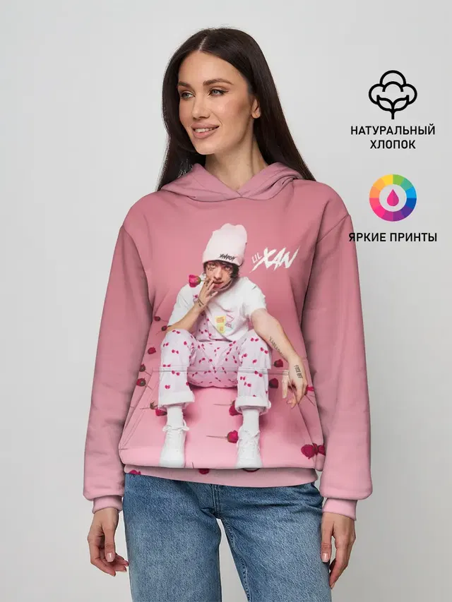 Женское худи с принтом «Lil Xan»