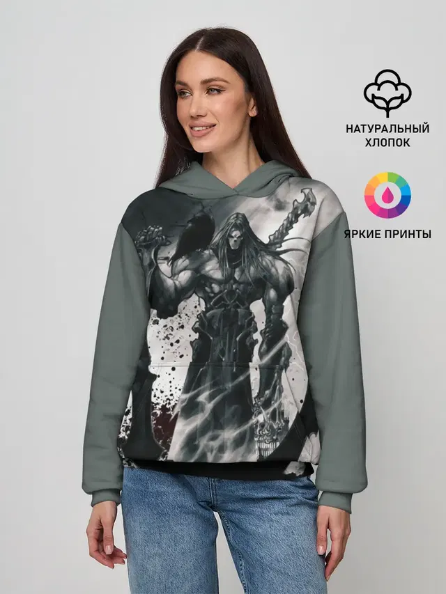 Женское худи с принтом «Darksiders»