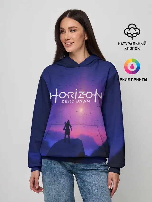 Женское худи с принтом «Horizon Zero Dawn»
