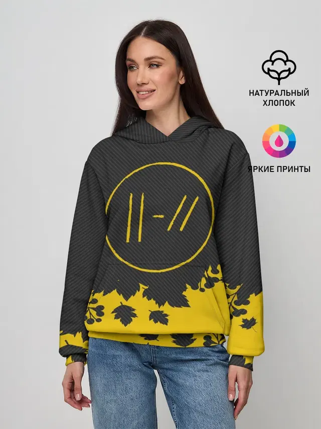 Женское худи с принтом «Leaves»