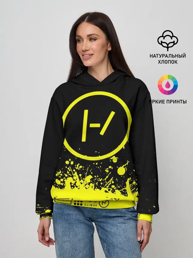Женское худи с принтом «Skeleton Clique»