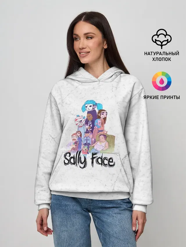 Женское худи с принтом «Sally Face»