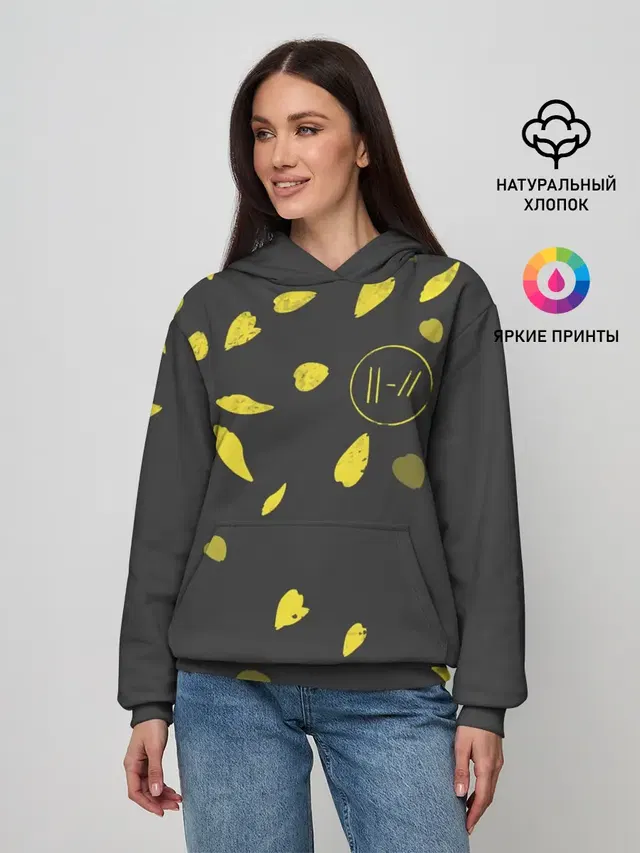 Женское худи с принтом «Trench — Twenty One Pilots - Trench»