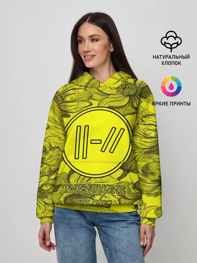 Женское худи с принтом «Flower»