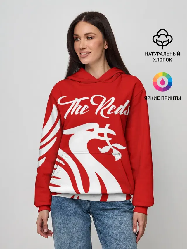 Женское худи с принтом «The Reds»