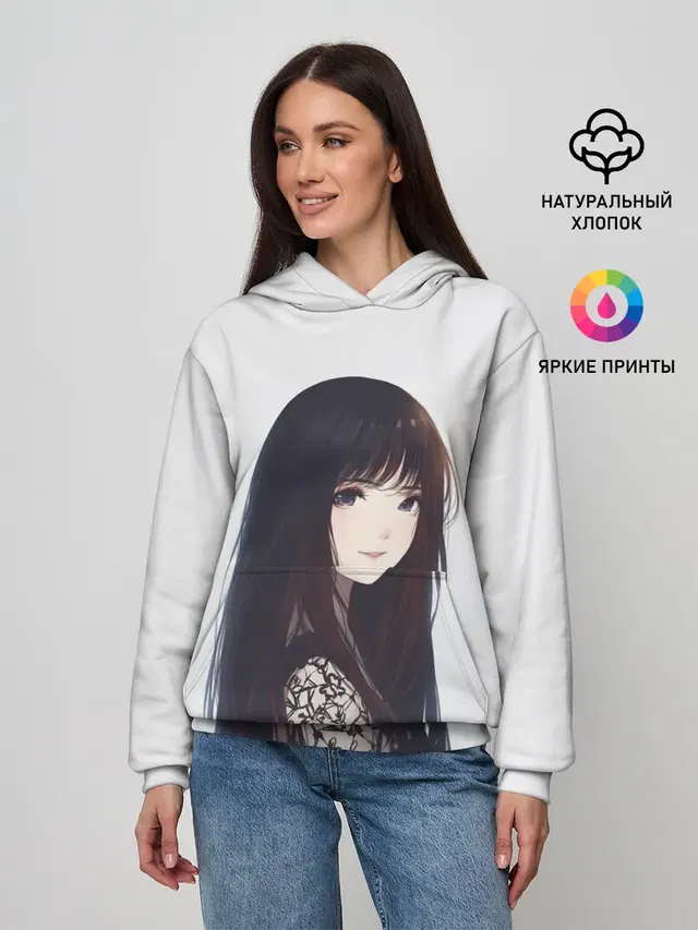 Красивая аниме девушка