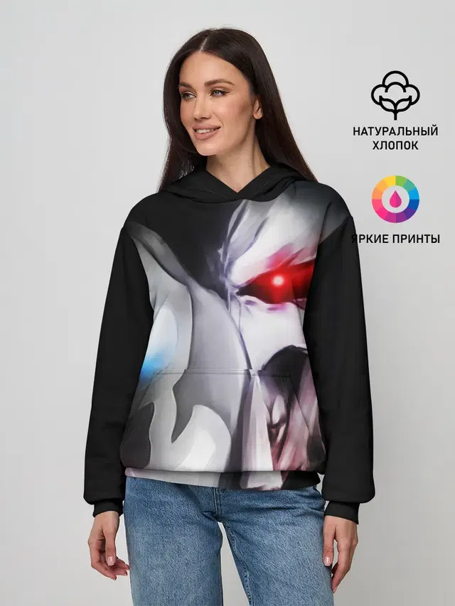 Женское худи с принтом «Overlord — Overlord - Ainz Ooal Gown»