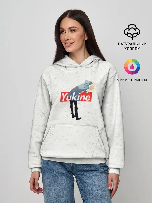 Женское худи с принтом «Yukine»