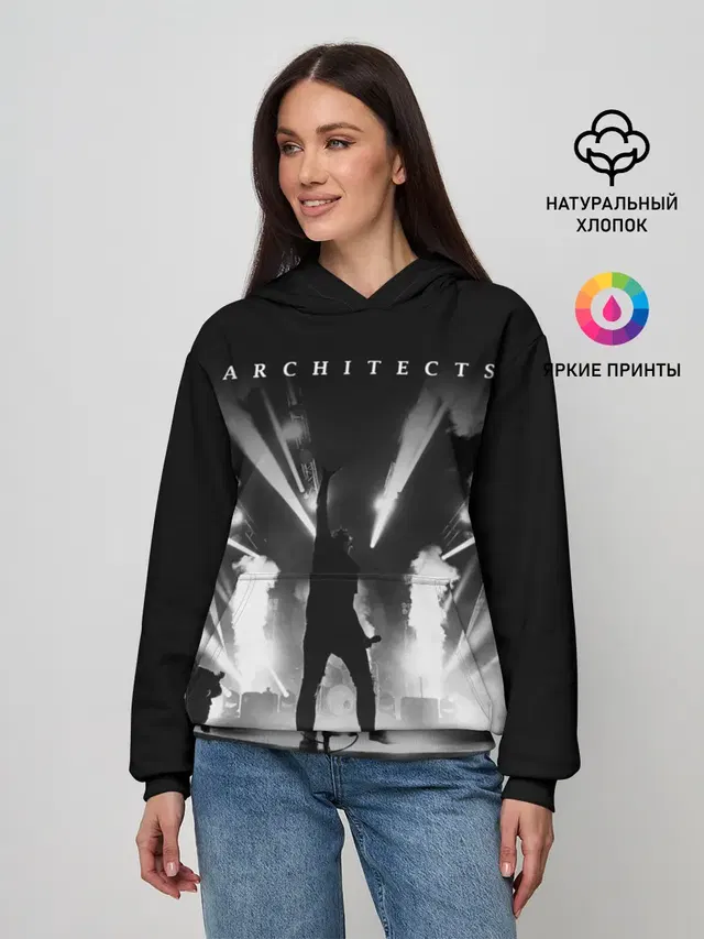 Женское худи с принтом «Architects»