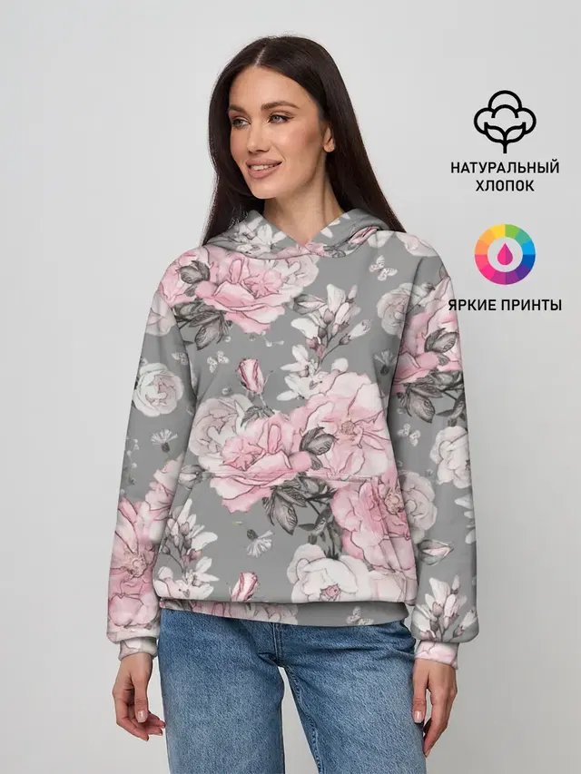 Розовые розы