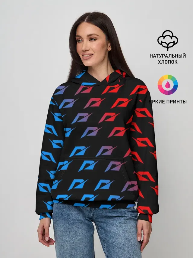 Женское худи с принтом «pattern»