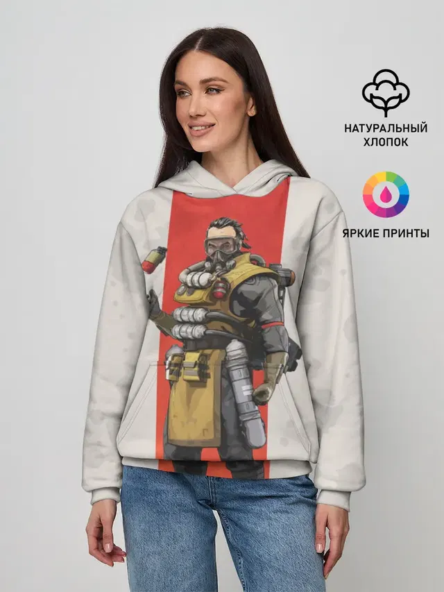 Женское худи с принтом «APEX LEGENDS - Caustic»