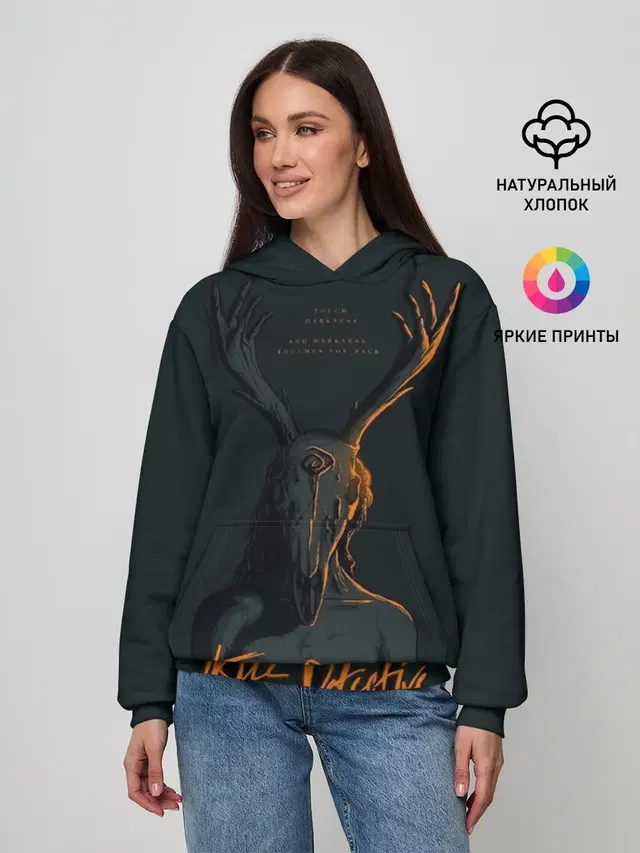Женское худи с принтом «True Detective»