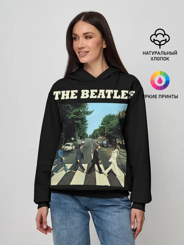 Женское худи с принтом «The Beatles»