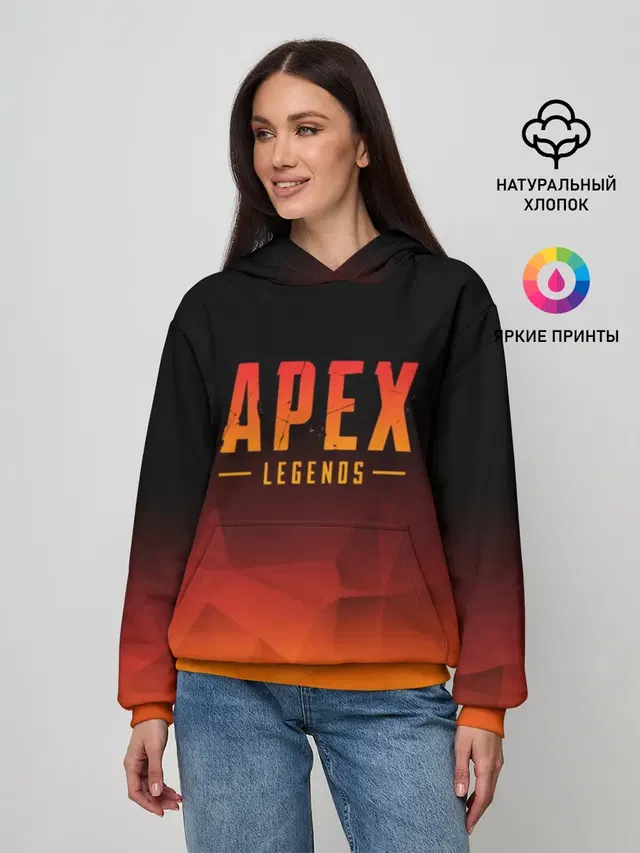Женское худи с принтом «Apex Legends Апекс Легендс»