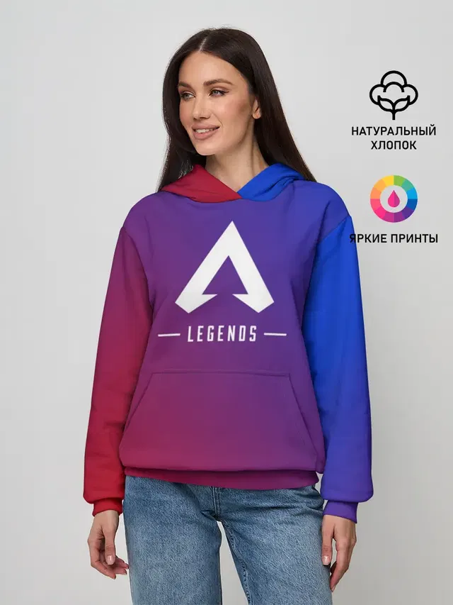 Женское худи с принтом «Apex Legends»