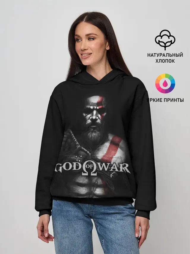 Женское худи с принтом «Omega»