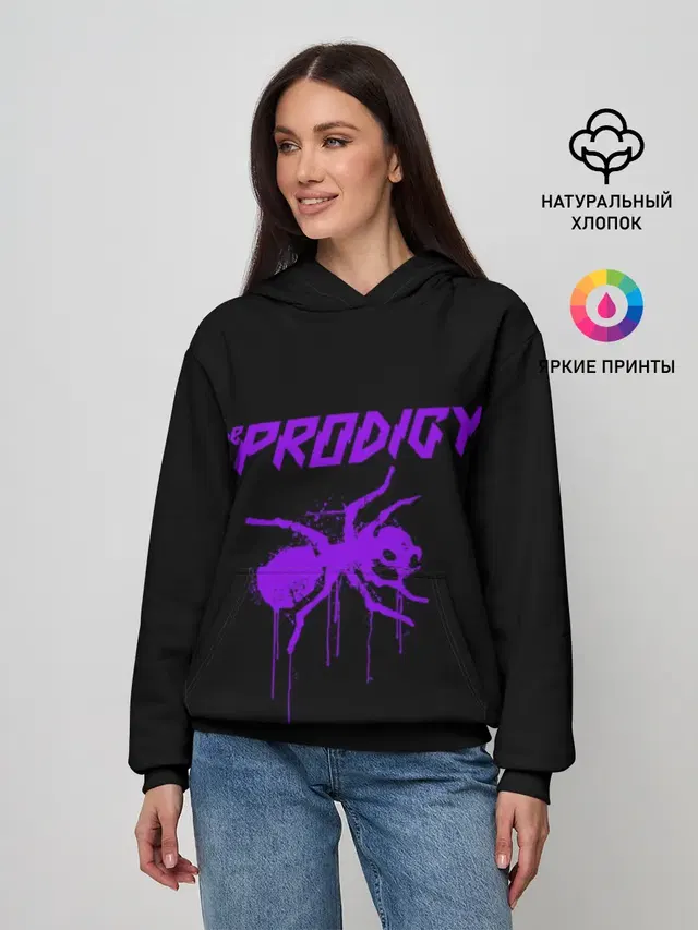 Женское худи с принтом «Prodigy — The Prodigy»