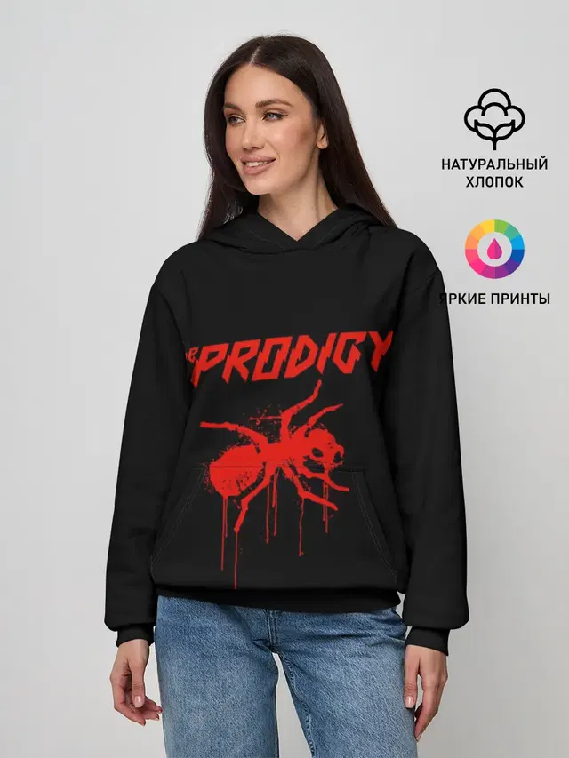 Женское худи с принтом «Prodigy — The Prodigy»