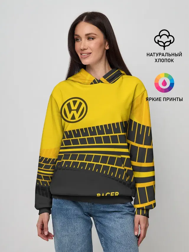 Женское худи с принтом «Volkswagen»