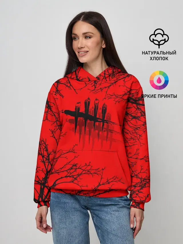 Женское худи с принтом «tally marks»