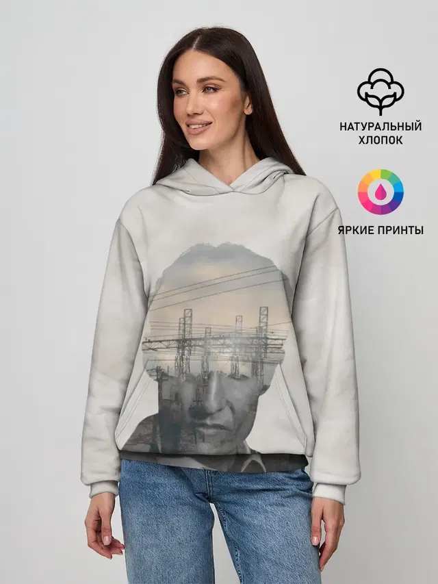 Женское худи с принтом «True Detective»
