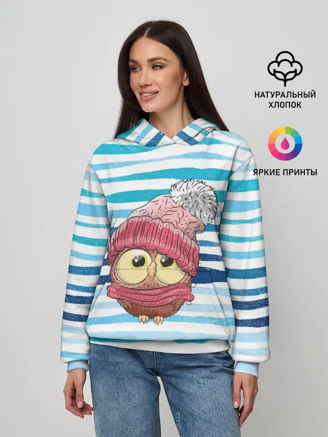 Сова в шапке