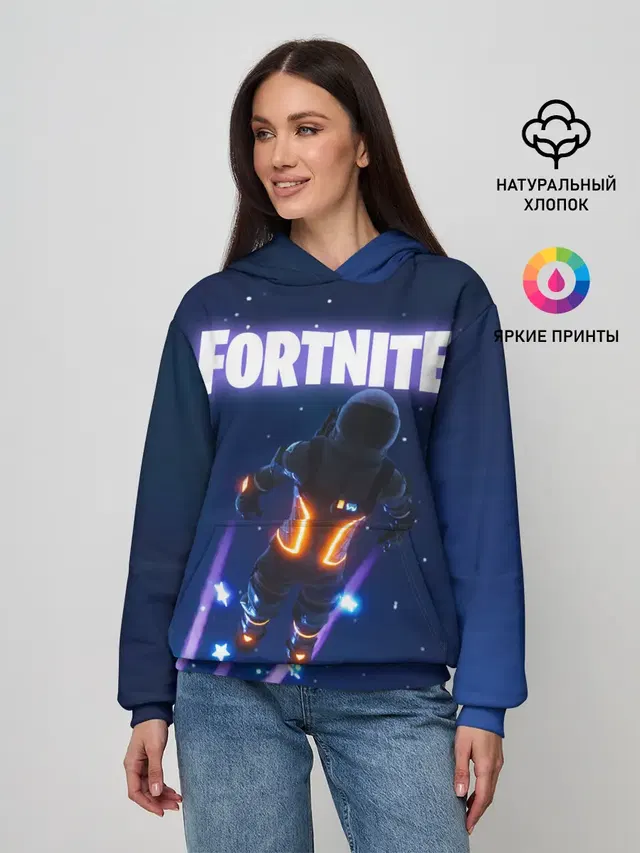 Женское худи с принтом «Фортнайт — Dark Voyager Fortnite»