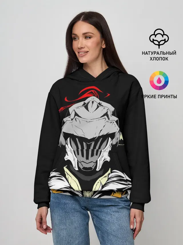 Женское худи с принтом «Goblin Slayer 3»