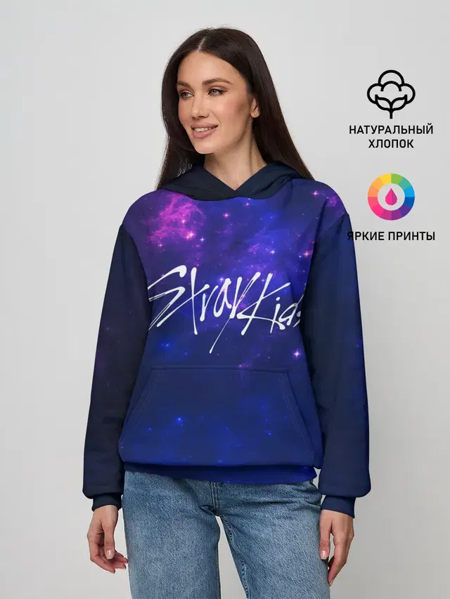 Женское худи с принтом «Stray Kids»