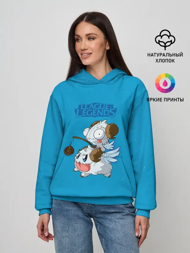 Женское худи с принтом «Invader Poro Pix»