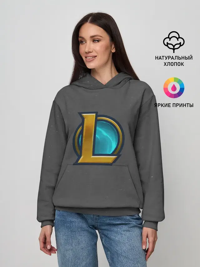 Женское худи с принтом «Letter L»