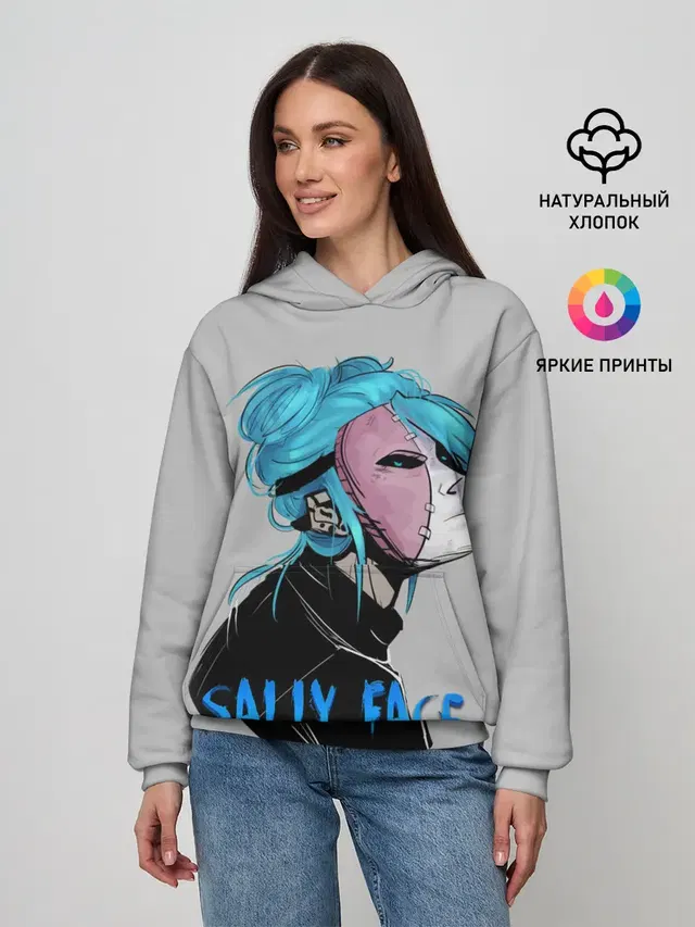 Женское худи с принтом «Sally Face»