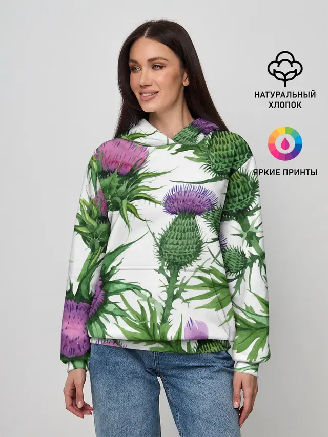 Цветок репейника